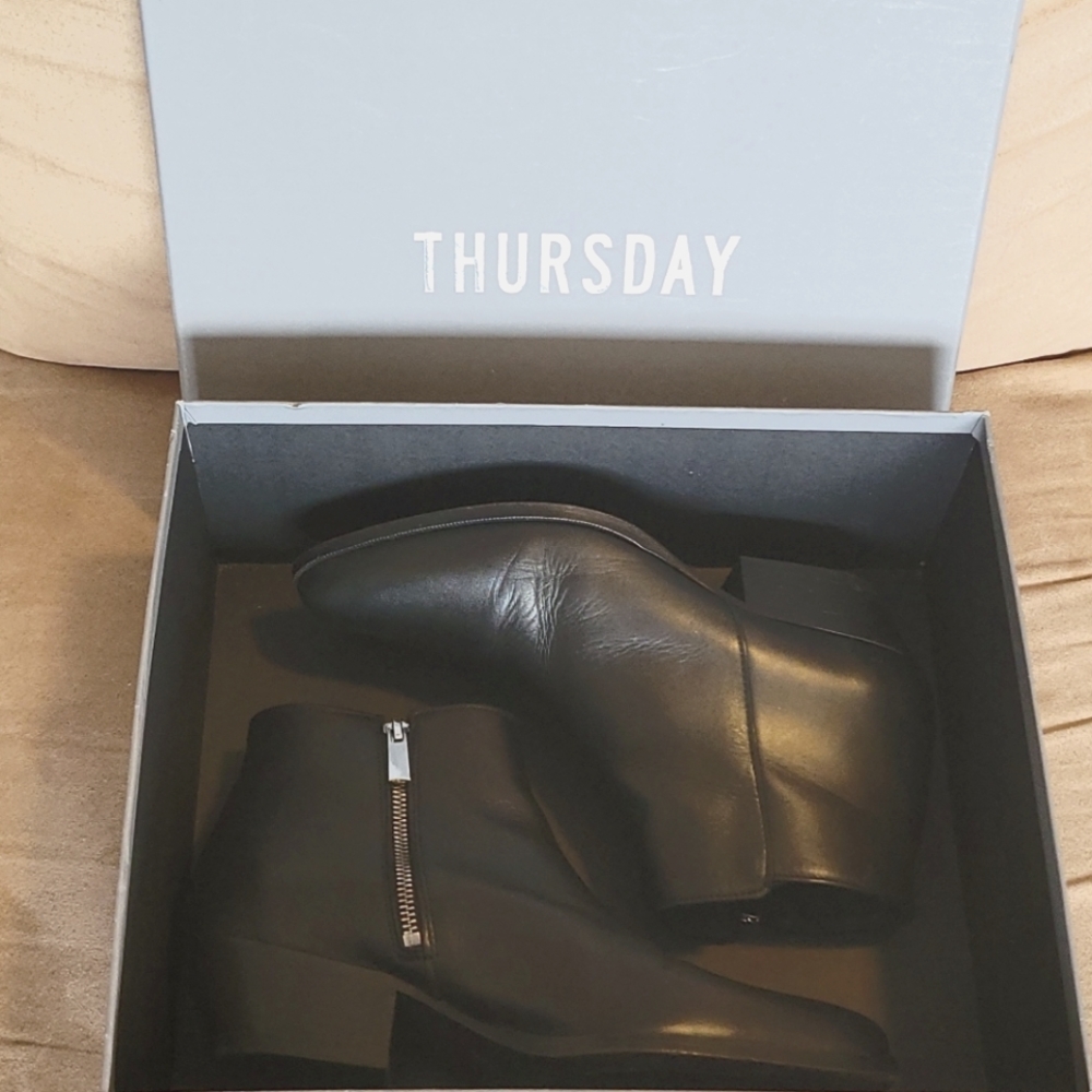 Gently used Full Grain Leather Thursday Boots 9.5